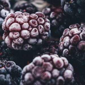 Frozen, Blackberry - Fruit, Cold Temperature, Food, Blackberry - Fruit, Berry Fruit, Blueberry